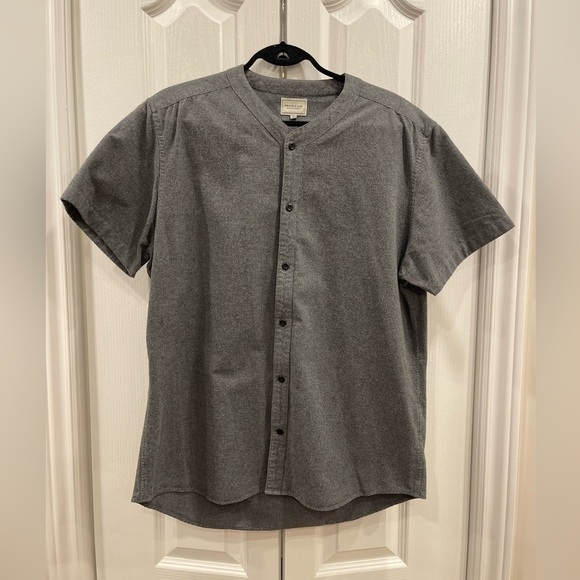 Frank & Oak Other - Frank & Oak Short Sleeve Button Up XL Men’s Baseball Gray